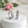 Антиалергични обеци Goldfilled, 16 мм