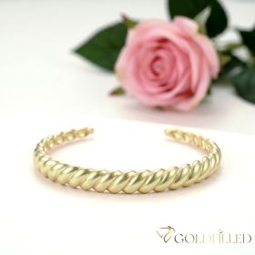   Антиалергична гривна "Goldfilled" 4-10mm , многоцветна (14K) диаметър 60mm