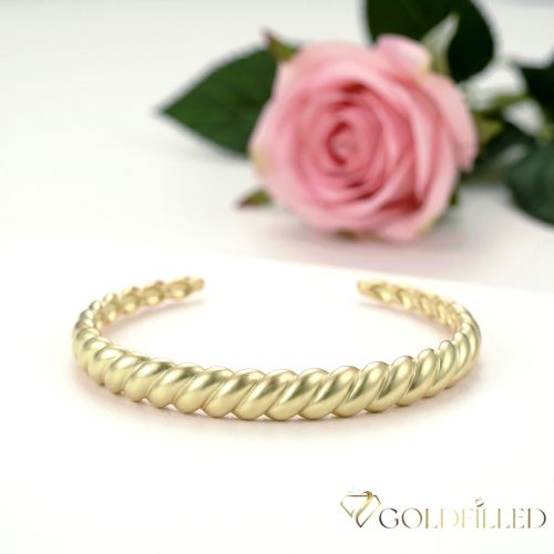 Антиалергична гривна "Goldfilled" 4-10mm , многоцветна (14K) диаметър 60mm