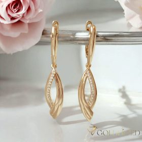   Goldfilled Антиалергични Обеци 46mm 18K цвят