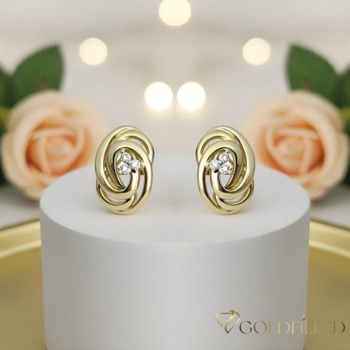 Goldfilled Антиалергенни Обеци 18mm 14K Цвят
