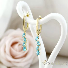   Goldfilled Антиалергични обеци 42мм 14K цвят	