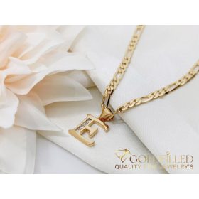   Goldfilled антиалергично колие 50см/3,8мм 18K цвят	