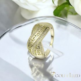   Антиалергичен пръстен "Goldfilled", в различни размери, цвят 14K