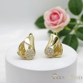   Goldfilled Антиалергенни Обеци 17mm 14K Цвят