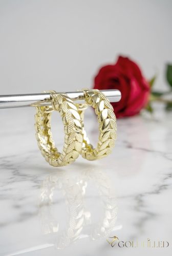 Goldfilled Антиалергенни Обеци 20 mm 14K Цвят