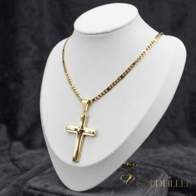   Антиалергично колие "Goldfilled" 60cm/4mm + висулка, цвят 14K