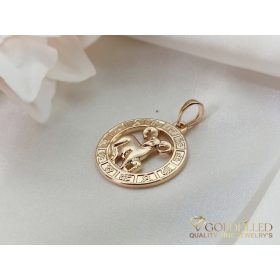   Goldfilled Антиалергенен Медальон 28mm 18K цвят