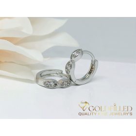 Антиалергични обеци Goldfilled, 14 мм