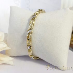   Ексклузивна антиалергична златна гривна "Goldfilled" в няколко размера дебелина 6 мм, цвят 14K