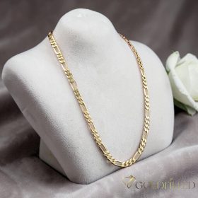   Aнтиалергенно "Figaro" позлатено колие "Goldfilled"в няколко размера дебелина 3,5 mm , цвят 14K