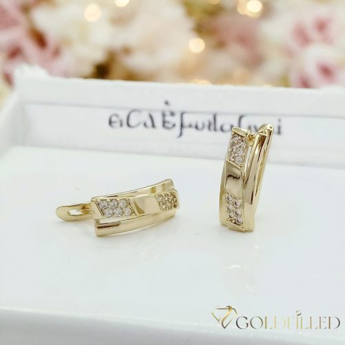Goldfilled Антиалергенни Обеци 17mm 14K Цвят