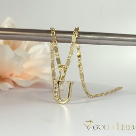   Aнтиалергенно позлатено колие "Goldfilled"в няколко размера дебелина 2 мм, цвят 14K