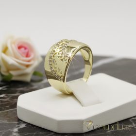   Антиалергичен пръстен "Goldfilled", в различни размери, цвят 14K