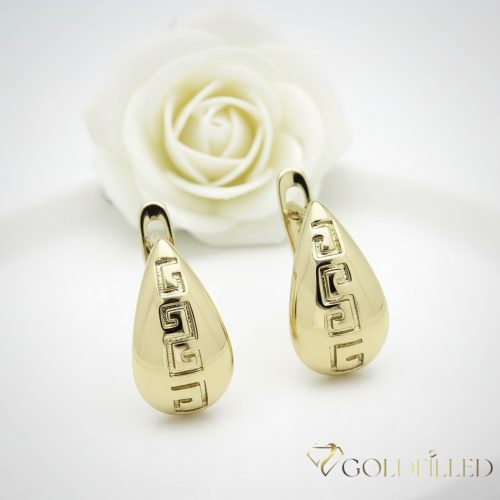 Goldfilled Антиалергенни Обеци 14mm 14K Цвят 
