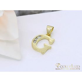   Антиалергична висулка "Goldfilled" 23 мм, цвят 14K