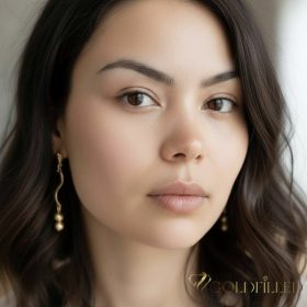   Goldfilled Антиалергични Обеци 54mm 14K цвят