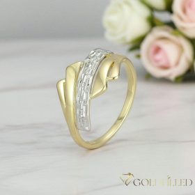   Антиалергичен пръстен "Goldfilled", в различни размери, цвят 14K
