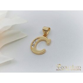   Антиалергична висулка "Goldfilled" 23 мм, цвят 18K