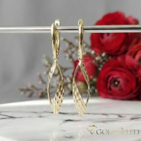   Goldfilled Антиалергични Обеци 50mm 14K цвят