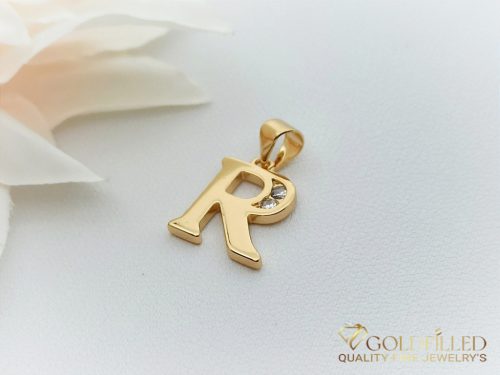 Антиалергична висулка "Goldfilled" 23 мм, цвят 18K