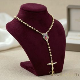   Антиалергично колие Goldfilled 60см дълго и 4мм широко Цвят 14K