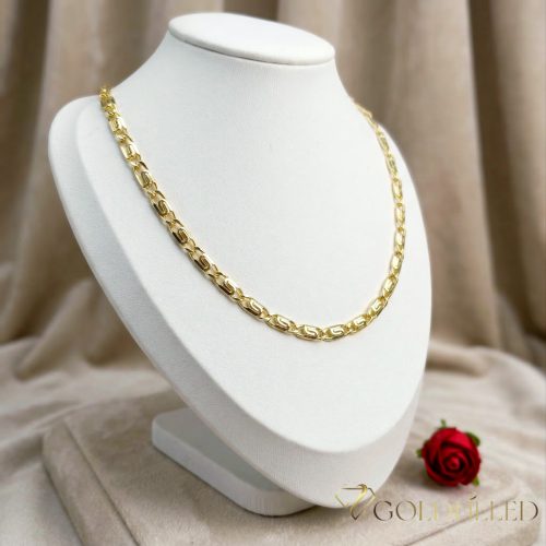 Антиалергично колие Goldfilled 50см дълго и 5,2мм широко Цвят 14K