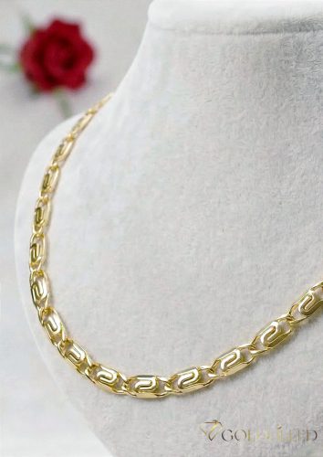 Антиалергично колие Goldfilled 50см дълго и 5,2мм широко Цвят 14K