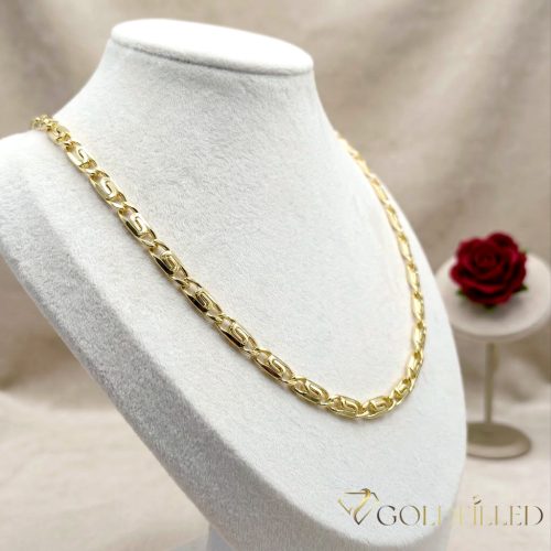 Антиалергично колие Goldfilled 50см дълго и 5,2мм широко Цвят 14K