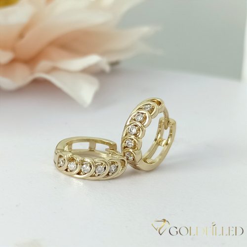 Goldfilled Антиалергенни Обеци 14mm 14K Цвят 