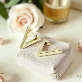   Goldfilled Антиалергенни Обеци 16mm 14K Цвят
