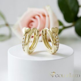   Goldfilled Антиалергични обеци 9мм 14K цвят	