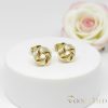 Goldfilled Антиалергични обеци 9мм 14K цвят	