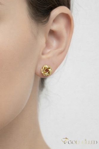 Goldfilled Антиалергични обеци 9мм 14K цвят	