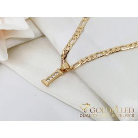   Goldfilled антиалергично колие 50см/3,8мм 18K цвят	