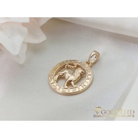   Goldfilled Антиалергенен Медальон 28mm 18K цвят