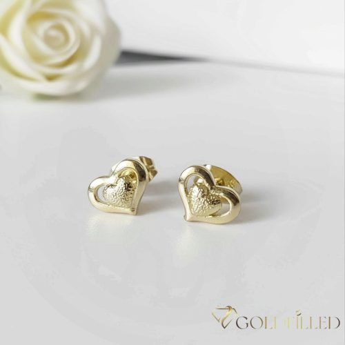 Goldfilled Антиалергични обеци 7мм 14K цвят	
