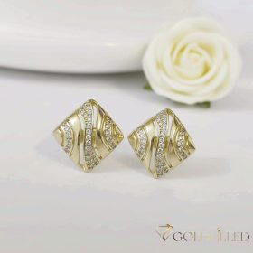   Goldfilled Антиалергенни Обеци 17mm 14K Цвят