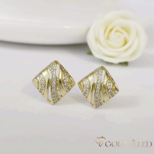 Goldfilled Антиалергенни Обеци 17mm 14K Цвят