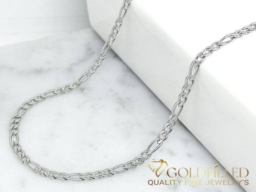 Антиалергично позлатено колие "Goldfilled", дължина 47 см и дебелина 3,5 мм, 