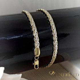  Антиалергично колие Goldfilled 45см дълго и 5мм широко Цвят 14K Multicolor 
