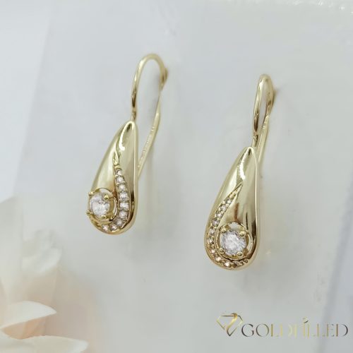 Goldfilled Антиалергични обеци 34мм 14K цвят	