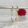 Goldfilled Антиалергични Обеци 38mm 14K цвят