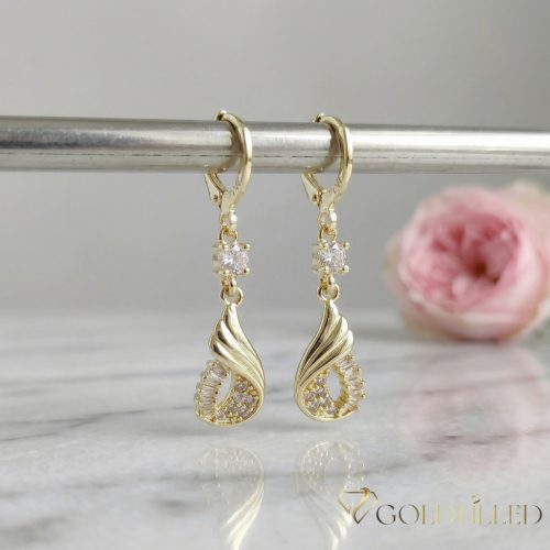 Goldfilled Антиалергични Обеци 38mm 14K цвят