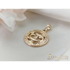   Goldfilled Антиалергенен Медальон 28mm 18K цвят