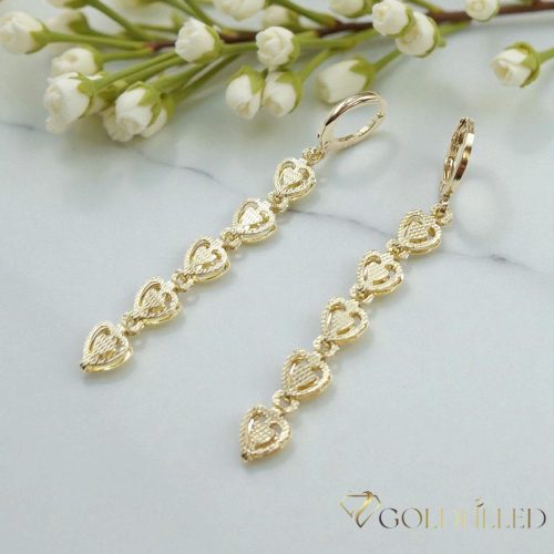 Goldfilled Антиалергични Обеци 54mm 14K цвят