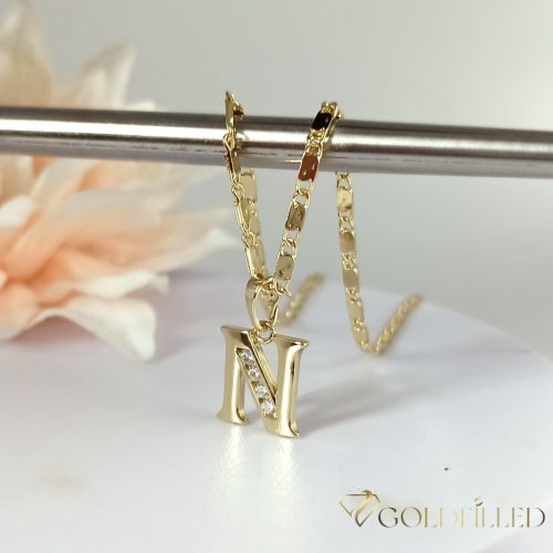 Aнтиалергенно позлатено колие "Goldfilled"в няколко размера дебелина 2 мм, цвят 14K