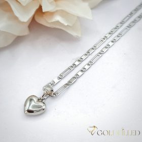   Антиалергично колие "Goldfilled" 50см/3mm + висулка