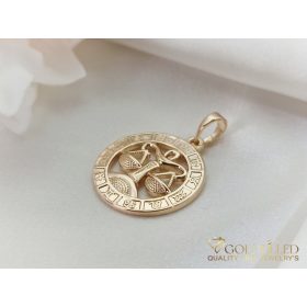   Goldfilled Антиалергенен Медальон 28mm 18K цвят