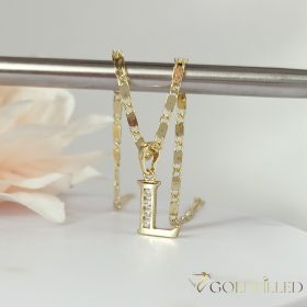   Aнтиалергенно позлатено колие "Goldfilled"в няколко размера дебелина 2 мм, цвят 14K
